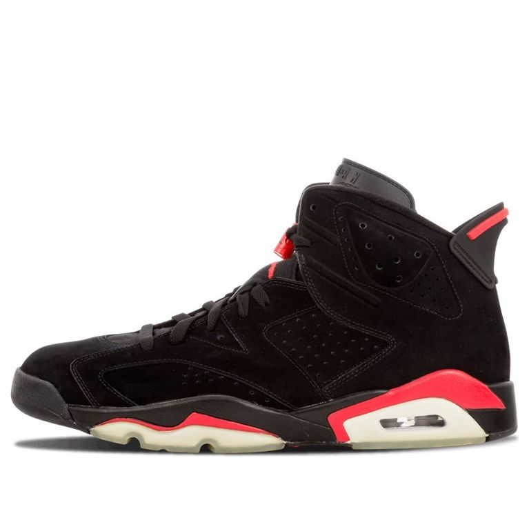 Air Jordan 6 Retro Infrared Pack 'Black'  384664-003 Classic Sneakers